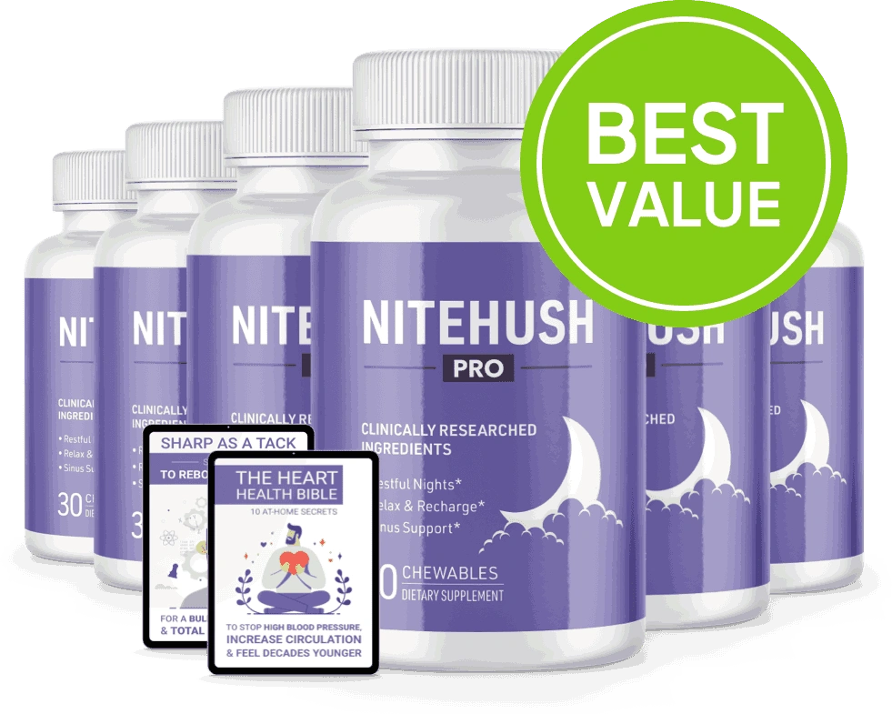 NiteHush Pro 6 Bottles